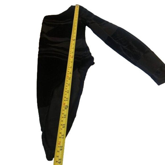 Rare Nasty Gal sheer and velvet  open back sexy bodysuit top - Picture 16 of 16